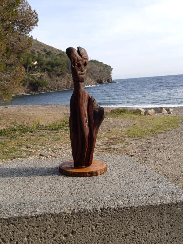 gabiart obra de arte Monje