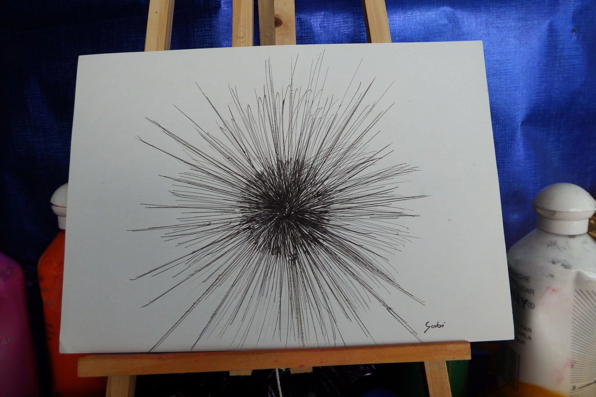 gabiart obra de arte Erizo de mar