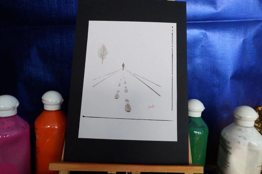 gabiart obra de arte Pasos